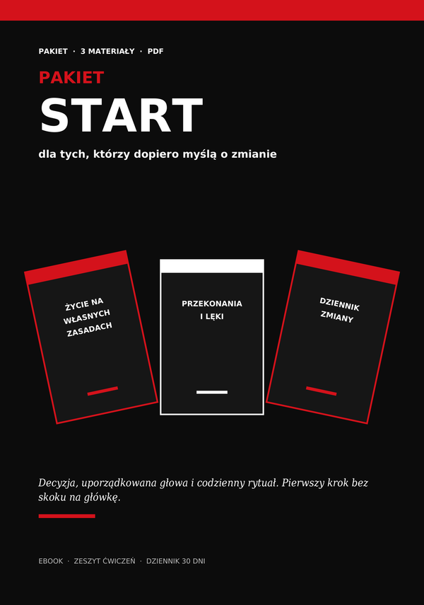 Pakiet „Start”: dla osoby, która dopiero myśli o zmianie